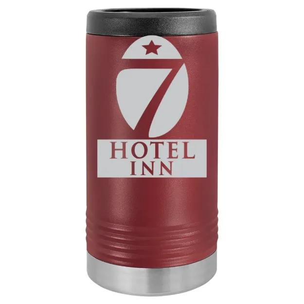 Hotel 7 Inn – Polar Camel Slim Beverage Holder Maroon