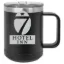 Hotel 7 Inn – Polar Camel 15 oz. Mug with Slider Lid Black