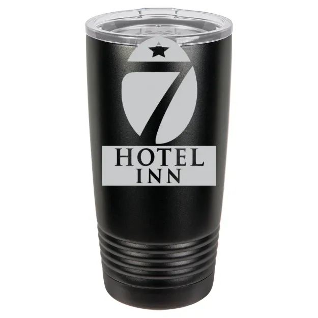 Hotel 7 Inn – Polar Camel 20 oz. Ringneck Tumbler with Standard Lid Black