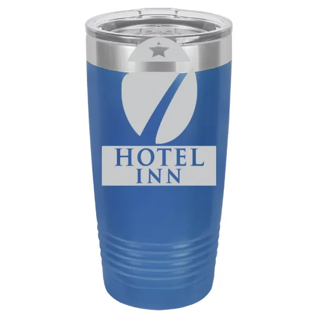 Hotel 7 Inn – Polar Camel 20 oz. Ringneck Tumbler with Standard Lid Blue