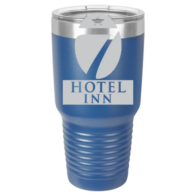 Hotel 7 Inn – Polar Camel 30 oz. Ringneck Tumbler with Standard Lid Blue