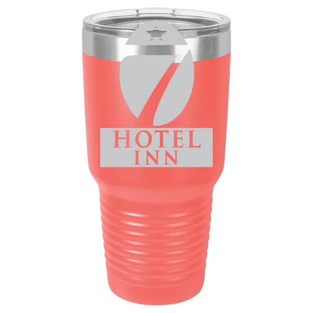 Hotel 7 Inn – Polar Camel 30 oz. Ringneck Tumbler with Standard Lid Coral