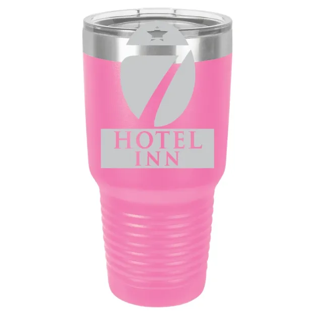 Hotel 7 Inn – Polar Camel 30 oz. Ringneck Tumbler with Standard Lid Pink