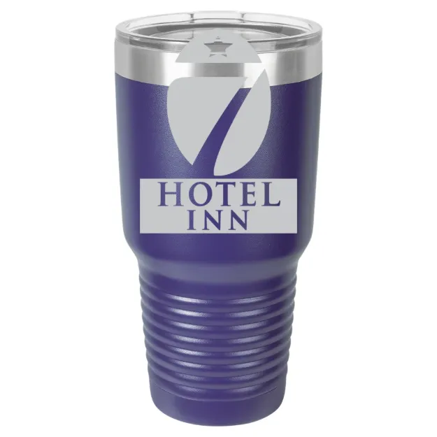 Hotel 7 Inn – Polar Camel 30 oz. Ringneck Tumbler with Standard Lid Purple