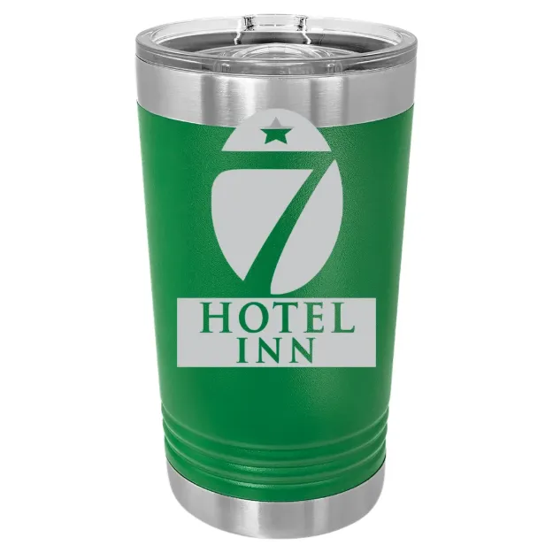 Hotel 7 Inn – Polar Camel 16 oz. Pint Tumbler Green