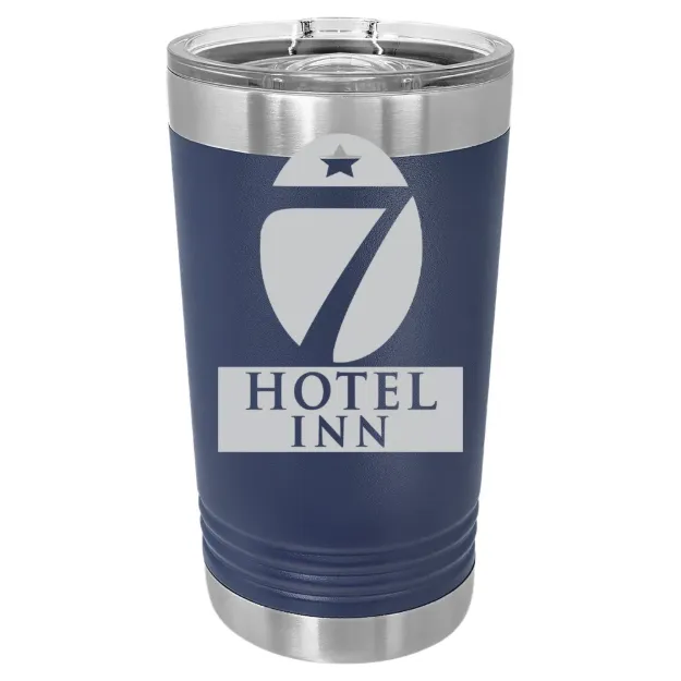 Hotel 7 Inn – Polar Camel 16 oz. Pint Tumbler Navy Blue