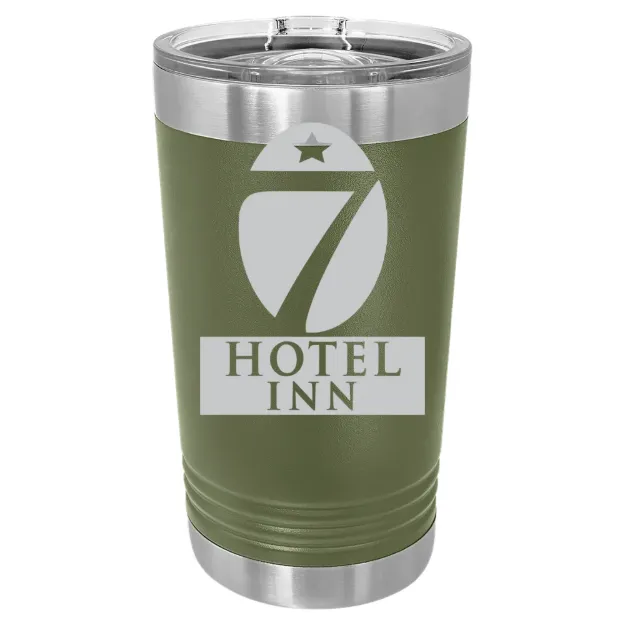 Hotel 7 Inn – Polar Camel 16 oz. Pint Tumbler Olive Green