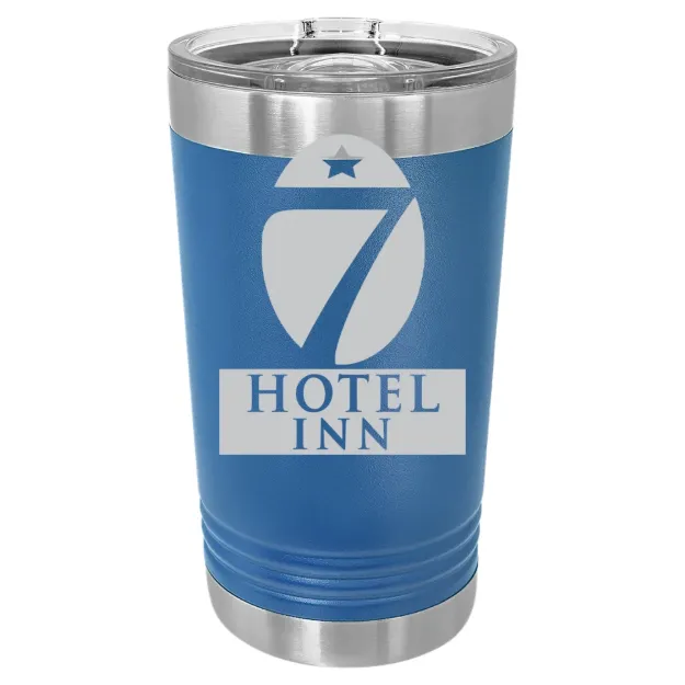 Hotel 7 Inn – Polar Camel 16 oz. Pint Tumbler Royal Blue