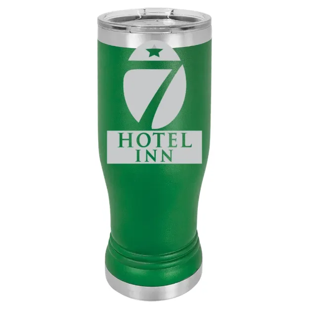 Hotel 7 Inn – Polar Camel 14 oz. Pilsner Tumbler Green