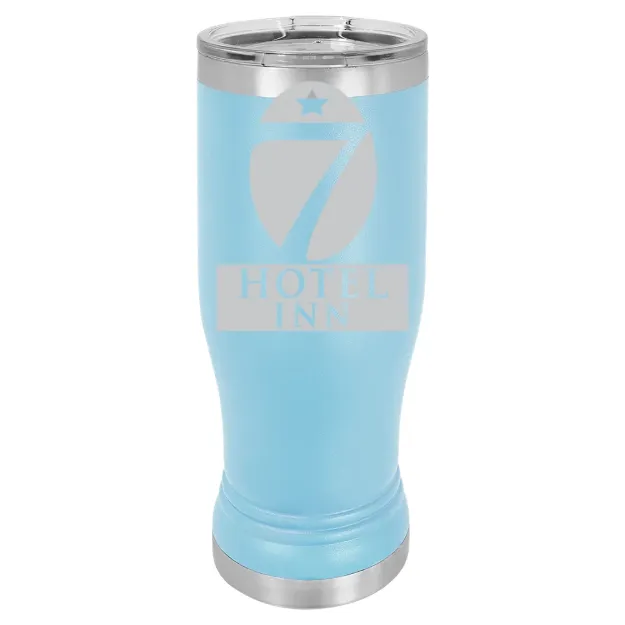Hotel 7 Inn – Polar Camel 14 oz. Pilsner Tumbler Light Blue