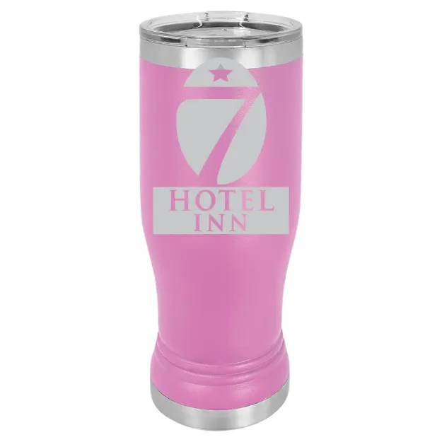 Hotel 7 Inn – Polar Camel 14 oz. Pilsner Tumbler Light Purple