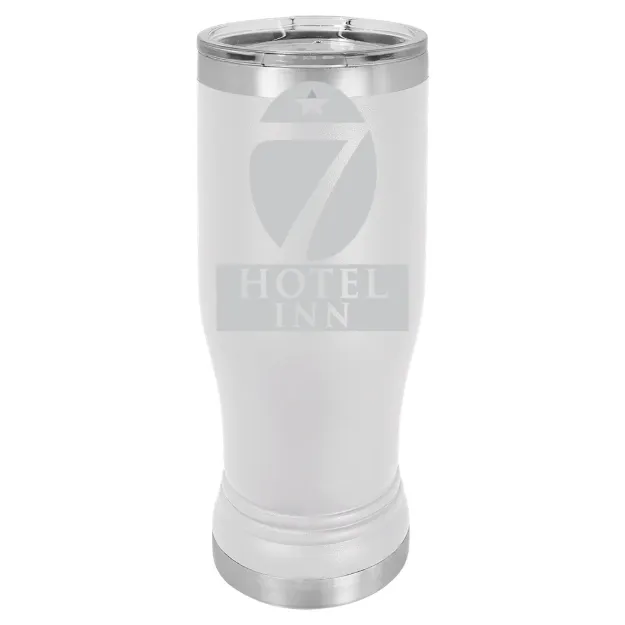 Hotel 7 Inn – Polar Camel 14 oz. Pilsner Tumbler White