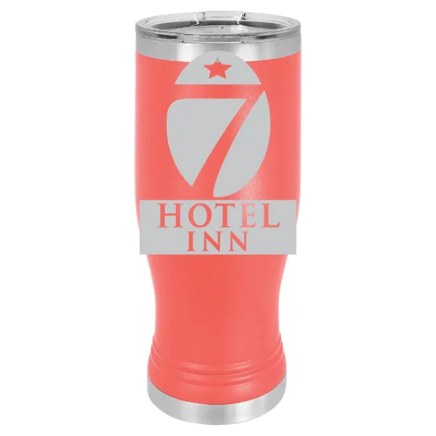 Hotel 7 Inn – Polar Camel 20 oz. Pilsner Tumbler Coral