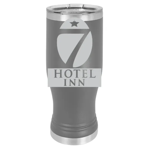 Hotel 7 Inn – Polar Camel 20 oz. Pilsner Tumbler Dark Gray