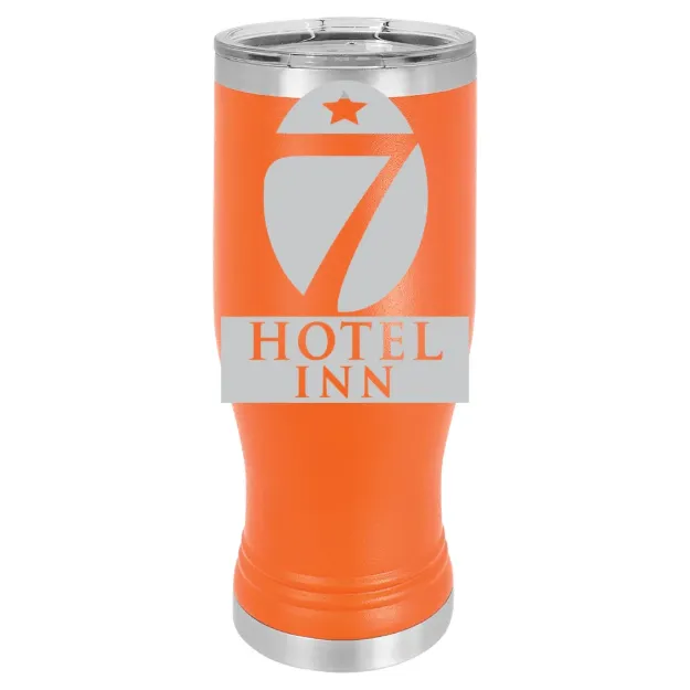 Hotel 7 Inn – Polar Camel 20 oz. Pilsner Tumbler Orange