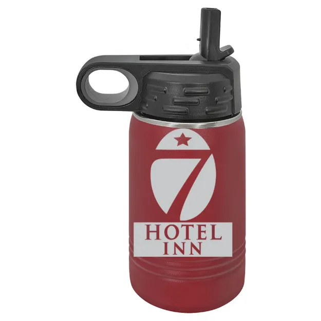 Hotel 7 Inn – Polar Camel 12 oz. Water Bottle Maroon