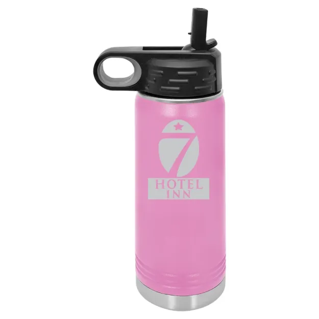 Hotel 7 Inn – Polar Camel 20 oz. Water Bottle Light Purple