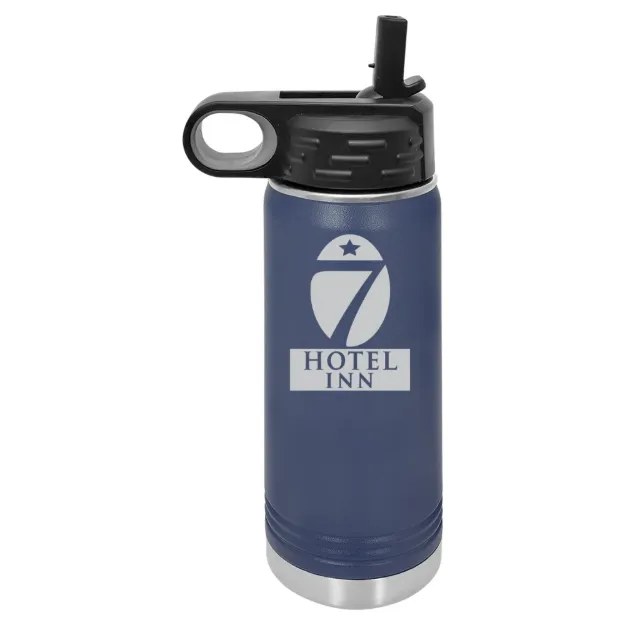 Hotel 7 Inn – Polar Camel 20 oz. Water Bottle Navy Blue