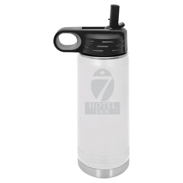 Hotel 7 Inn – Polar Camel 20 oz. Water Bottle White