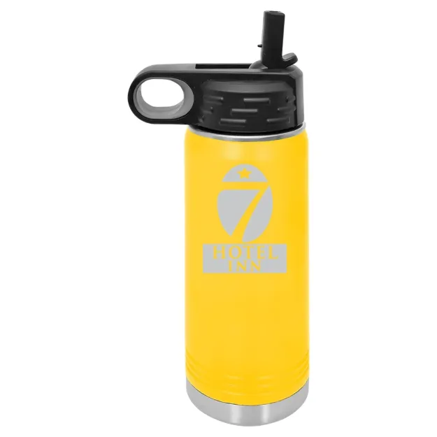 Hotel 7 Inn – Polar Camel 20 oz. Water Bottle Yellow