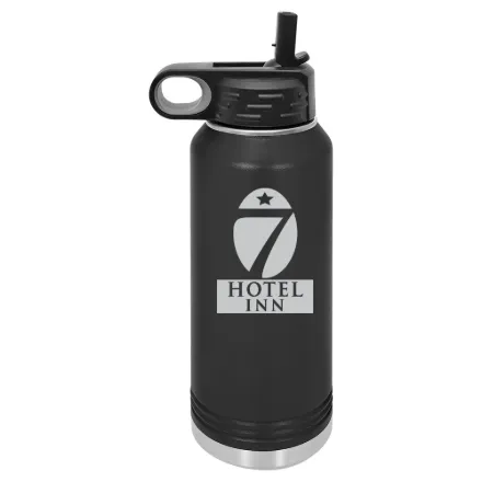 Hotel 7 Inn – Polar Camel 32 oz. Water Bottle Black