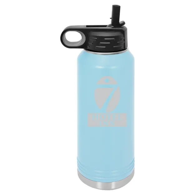 Hotel 7 Inn – Polar Camel 32 oz. Water Bottle Light Blue