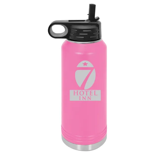 Hotel 7 Inn – Polar Camel 32 oz. Water Bottle Pink