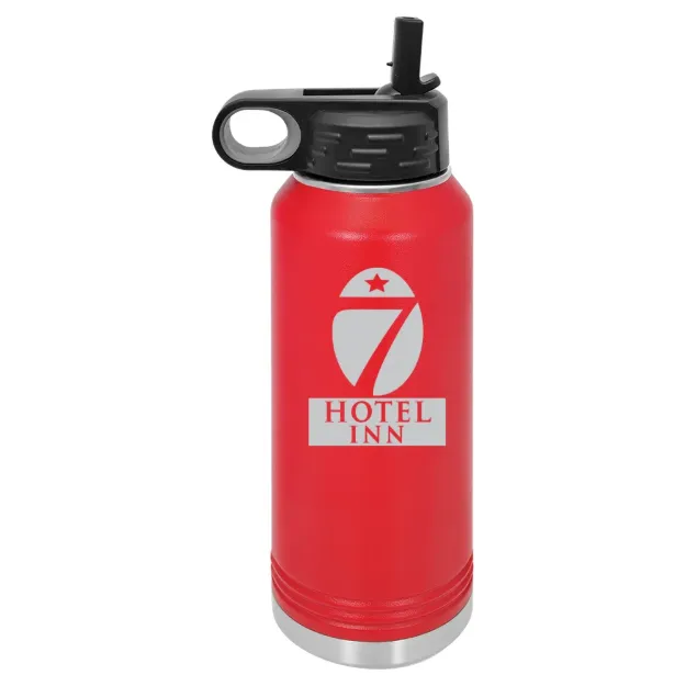 Hotel 7 Inn – Polar Camel 32 oz. Water Bottle Red