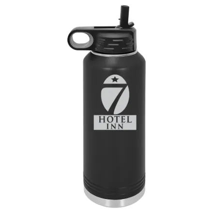 Hotel 7 Inn – Polar Camel 40 oz. Water Bottle Black