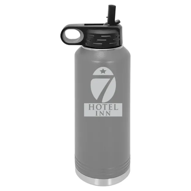Hotel 7 Inn – Polar Camel 40 oz. Water Bottle Dark Gray