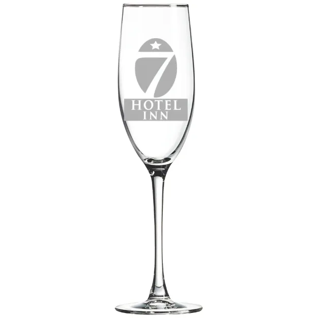 Hotel 7 Inn – Polar Camel 8 oz. Champagne Flute Clear